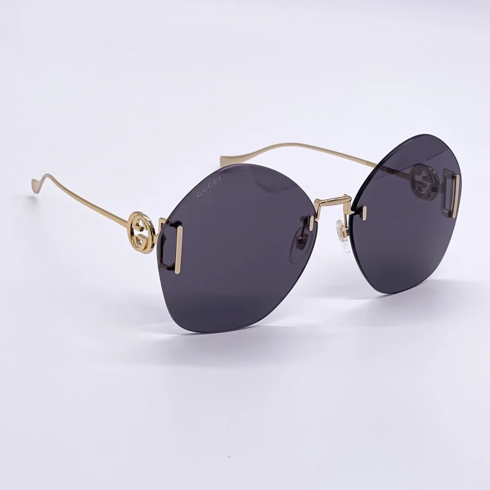 NEW GUCCI GG1203S 002 ROUND WOMEN SUNGLASSES GUCCI GG1203S